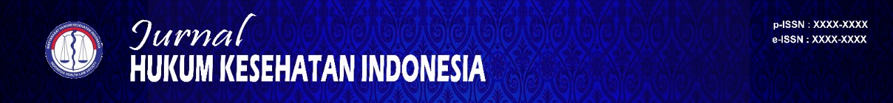 JURNAL HUKUM KESEHATAN INDONESIA